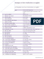 Expressions Idiomatiques