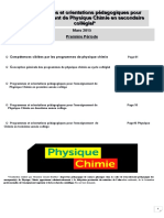 Programmes & Orientations Pédagogiques PC Collège 1ère Pèriode - Zenati