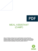 MEAL Assistant - One Oxfam Job Description