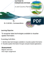 Lecture 01 - Introduction To Geographic Information Systems