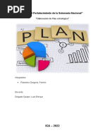 Semana 16 - Tema 1 Tarea - Elaboración de Plan Estratégico