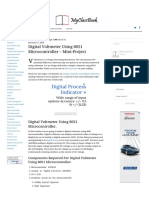 Digital Voltmeter Using 8051 Microcontroller - Mini-Project - MyClassBook