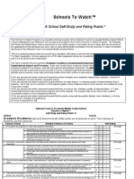 Schools To Watch™: A School Self-Study and Rating Rubric