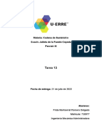 Tarea 13 - Cadena de Suministro