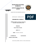 Medición de Tiempo, Temperatura, Velocidad, Caudal, Presión y Nivel