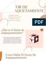 Factor de Empaquetamiento