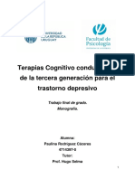 Terapias de La Tercera Generacion para El Trastorno Depresivo. 28