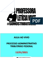 Processo Administrativo Fiscal 13.01.21 - MATERIAL ALUNOS