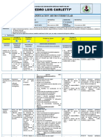 PLANIFICACIÓN SEMANA DEL 8 Al 11 de Agosto 2022 SEXTO