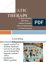 Aquatic Therapy