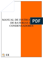 Manual de Instalacion de Baterias de Condensadores Goval