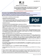 9812 - Renouvellement Étranger Présent en France Pour Raison de Santé