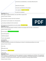 Diagnostic Examination For Capital Budgeting