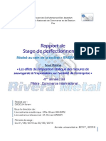 Rapport de Stage-Rivera Metal-Service Import