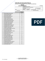 Lista de Promedios 5°a Villa