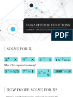 Logarithmic Functions