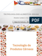 Aula 10 - Tecnologia de Produtos Cárneos