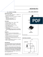 ACS102-5Tx: Ac Line Switch Asd™ AC Switch Family