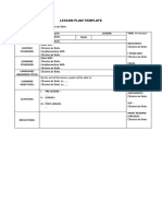 FORM 2 LESSON PLAN With Drop-Down List