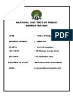 Types of Unemployment in Zambia (Macro Economics)