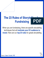 The 23 Rules of Storytelling For Fundraising