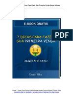 Ebook 7 Dicas para Fazer Sua Primeira Venda