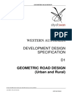 Design Specification D1 - Geometric Road Design Urban and Rural