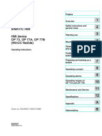 Simatic Hmi Hmi Device Op 73, Op 77a, Op 77b (Wincc Flexible) (Pdfdrive)