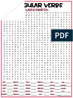 Word Search Irregular Verbs