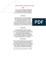 Exclamacion Del Himno A La Provincia de Los Rios