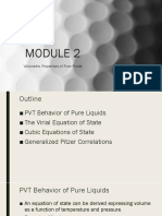 Module 2 Volumetric Properties of Pure Fluids