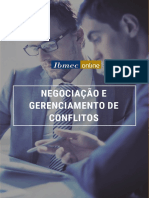 Negociacao e Gerenciamento de Conflitos 2016