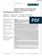 Journal of Periodontology - 2019 - Lin - The Significance of Surgically Modifying Soft Tissue Phenotype Around Fixed Dental