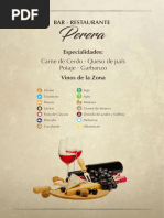 Perera Menu