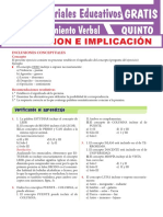 Inclusion e Implicación para Quinto Grado de Secundaria