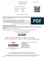 TOTAL A PAGAR $131.00: Linea de Captura para Bancos 20221337355032185283