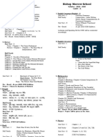 Syllabus - Class - X (2023 - 2023)