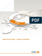 Ing Sepa Creditor Identifier