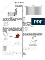 Exercicio Geometria Espacial - Revisao