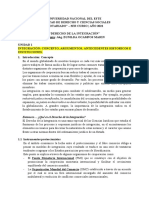 Unidad 1 - Integracion. Concepto, Argumentos, Antecedentes Historicos e Instituciones