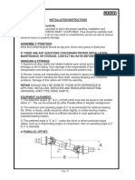 Drive Shaft Installation Instruction