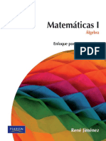 Matemáticas 1 Álgebra Jiménez René