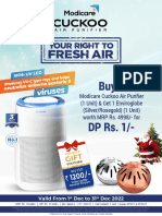 Modicare Cuckoo Air Purifier - Dec 2022