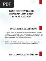 Bases de Fuentes de Informacion