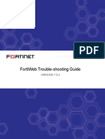 Fortiweb Trouble Shooting