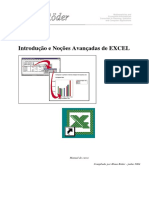 Introdução e Noções Avançadas de EXCEL Autor Klaus Roeder