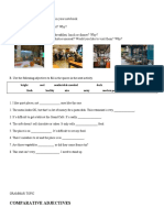 Writing Activities Comparatives