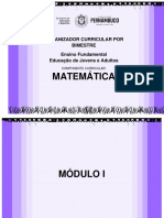 Organizador Curricular Matemática