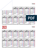 Calendario 2022 2023 Libre