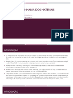 Ciência e Engenharia Dos Materiais - Introdução e Revisão